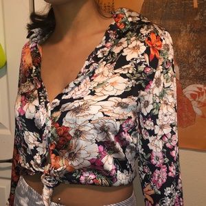 ASOS Floral Button Up